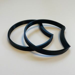 Black Open Interchangeable Ears